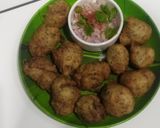 A picture of step 8 of Black gram vada.