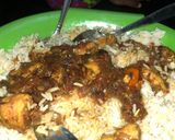 A picture of step 3 of White rice with chicken breast stew.
