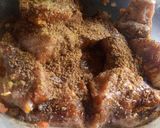 A picture of step 2 of Potato beef kebab.