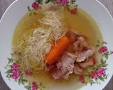 Húsleves házi cérnametélttel recept fázis 4 fotója
