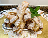 Foto del paso 12 de la receta: Lazos de hojaldre rellenos con cabello de ángel