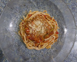 Foto del paso 4 de la receta: Fideos con salsa caserita fácil de vegetales 🌸🌿