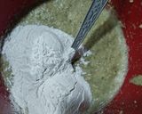 A picture of step 2 of Green gram waffles.