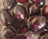 A picture of step 3 of Jamun Poha pudding (Java plum Rice flakes pudding).