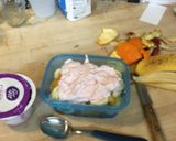 A picture of step 1 of In a hurry fruit and yogurt.