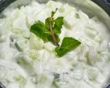 A picture of step 4 of Cucumber Raita.