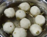 A picture of step 1 of Rasgulla.
