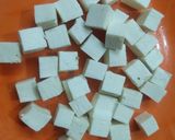 A picture of step 7 of Paalak paneer.