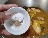Foto langkah ke 3 dari resep Opor Ayam Telur Bumbu Kari.