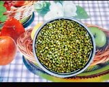 A picture of step 1 of Healthy tasty energetic mung bean masala sabji.
