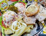 صورة لخطوة 2 من وصفة اسكالوب بنكهة جديدة وبسيطة 🥓🍗🥗