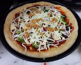 A picture of step 3 of Chicken Tikka Pan Pizza 🍕.