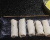 A picture of step 3 of Malai bread roll.