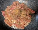 A picture of step 9 of Beef and Sugar Snap Peas.