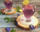 A picture of step 3 of Butterfly Pea flower Mojito.