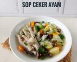 Foto langkah ke 6 dari resep Sop ceker ayam.