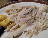 Foto del paso 8 de la receta: Cola de Raya al horno con zanahoria, remolacha, papa y calabaza