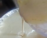 A picture of step 2 of Steam paneer burfi.