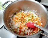 Foto langkah ke 7 dari resep Bubur Ayam Korea, Pakai ketan.