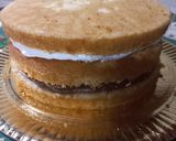 Foto del paso 2 de la receta: Torta de cumpleaños con crema chantilly. Y topper de bts