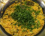 A picture of step 10 of Dahi Bhindi.