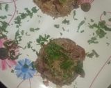 A picture of step 3 of Left over rice Chinese pulao.