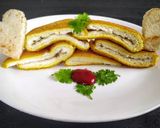 A picture of step 7 of Cloud omelette.