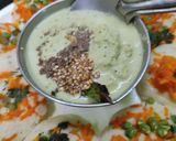 A picture of step 9 of Oats mixed idli batter vegetables Idli Chutney.