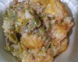 A picture of step 2 of Cheesy Tater Tot Casserole.
