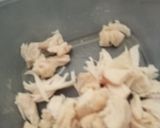 A picture of step 1 of Chicken spread sandwich.