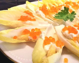 Foto del paso 4 de la receta: Ensalada de Endivias con espárragos y caviar de salmón