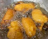 A picture of step 7 of Banana bajji/valakai bajji.