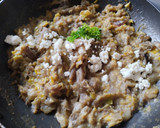 Foto del paso 6 de la receta: Puré de berenjena ahumada, plátano maduro asado y queso fresco🍆🍌🧀