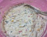 Gambar langkah 3 resipi Cucur Ikan bilis Mudah.