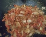 A picture of step 5 of Tawa Chole.