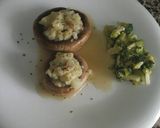 Foto del paso 12 de la receta Champiñones rellenos de patata con brócoli