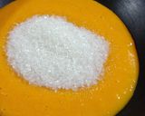 A picture of step 3 of Triple fruit candy.