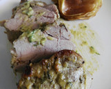 Foto del paso 11 de la receta: Solomillo de cerdo al ajo, albahaca y romero