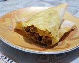 A picture of step 11 of Oven samosa trial 1.