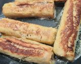 A picture of step 7 of French Toast Roll-Ups with Sandwich Bread 🍞🍫.