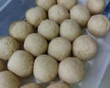 Foto langkah ke 1 dari resep Bakpau Isi Kacang Hijau (No Mixer).