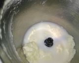 A picture of step 2 of Ghevar cake.