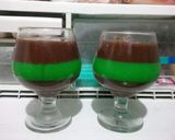Foto langkah ke 3 dari resep Puding susu coklat pandan by: Mulyani Kyky.