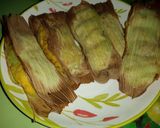 รูปขั้นตอนการทำที่ 3 ของ ข้าวเหนียวปิ้งนมสดหน้าข้าวโพด