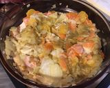 Une image de l'étape 5 de Gratin de pommes de terre et carottes à la crème et fromage.