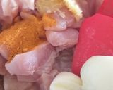 A picture of step 1 of Chicken malai boti.