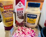 A picture of step 2 of Quick Ham Salad.