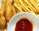 Hình bước làm 4 của món Fish and chips