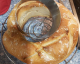 Foto del paso 7 de la receta: Rosca de bacon y queso con amasado tradicional 😋