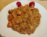 Foto del paso 14 de la receta: Tofu con Judías verdes y salsa de tomate